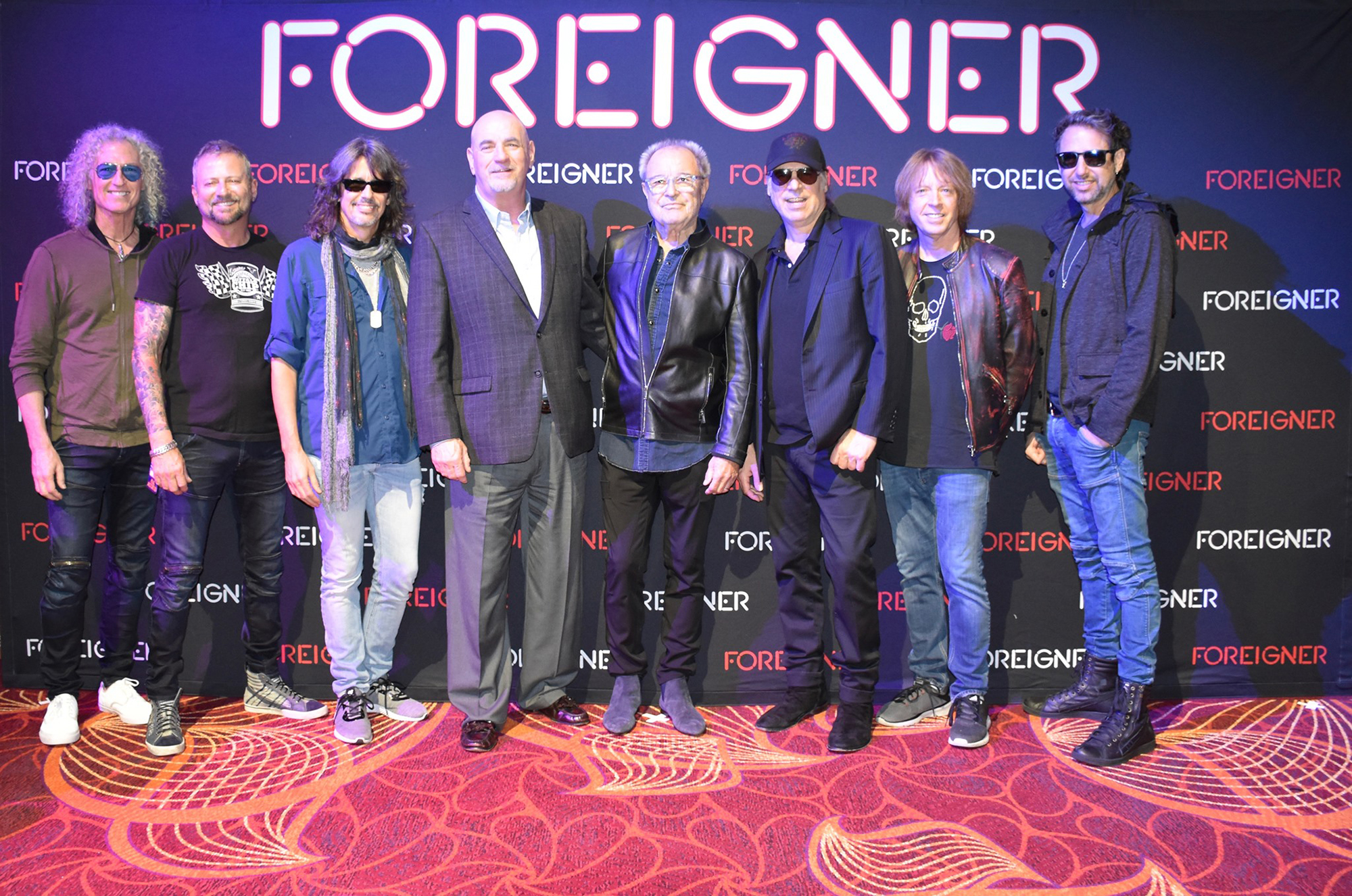 with the band Foreigner